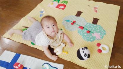 作例 赤ちゃんの成長を促す 仕掛けいっぱいプレイマット 保育士 幼稚園教諭のための情報メディア ほいくis ほいくいず