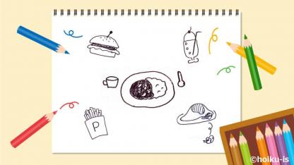 10秒でサッと描ける!おいしそうな食べ物の描き方【保育士のイラスト講座】