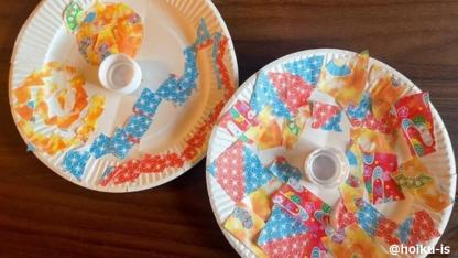 【感覚統合おもちゃ】紙皿コマづくり｜集中力を高める遊びとおもちゃの作り方