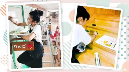 園にお絵描き？ちょっと変わった子ども向けアートのお仕事とは