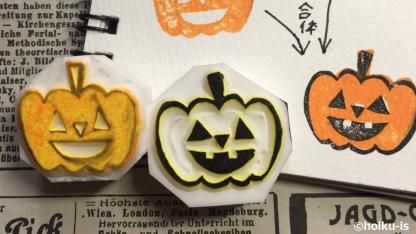 ハロウィンのはんこで連絡帳を賑やかに!消しゴムはんこ講座