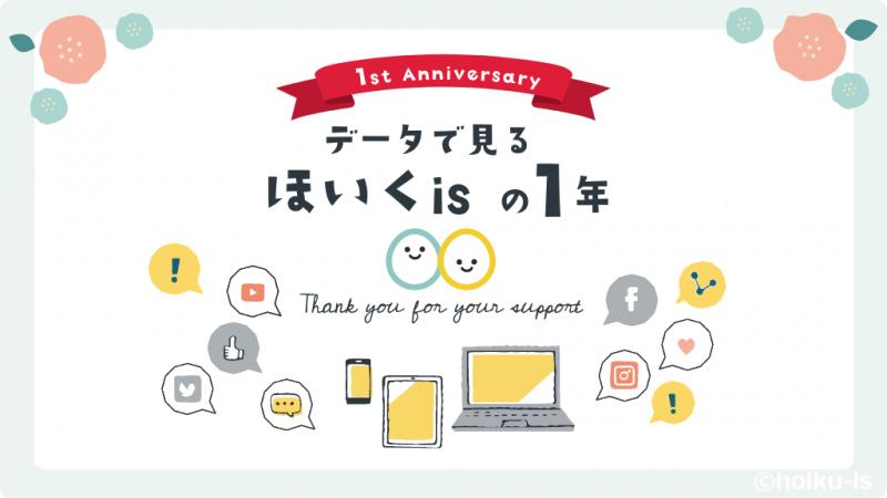 データで見るほいくisの1年
