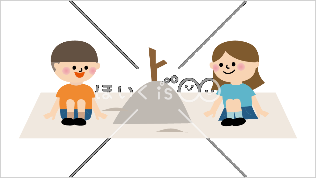 山崩しゲーム（棒倒し）①【イラスト】