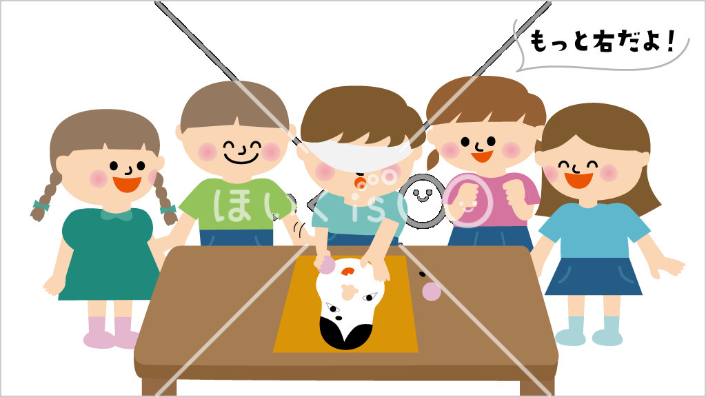 福笑い｜お正月遊び②【イラスト】