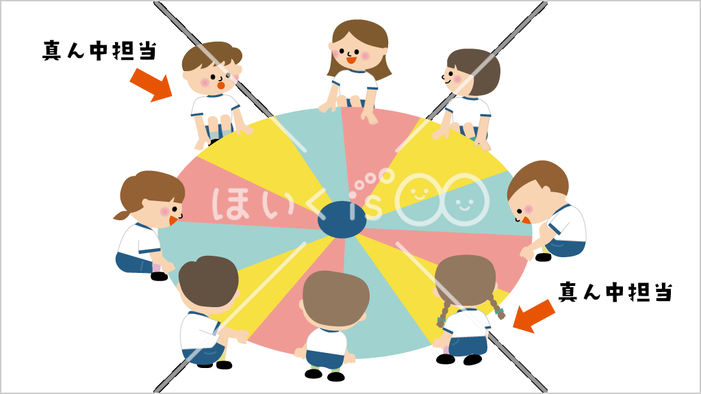 ちょうちょ｜パラバルーン技①【イラスト】