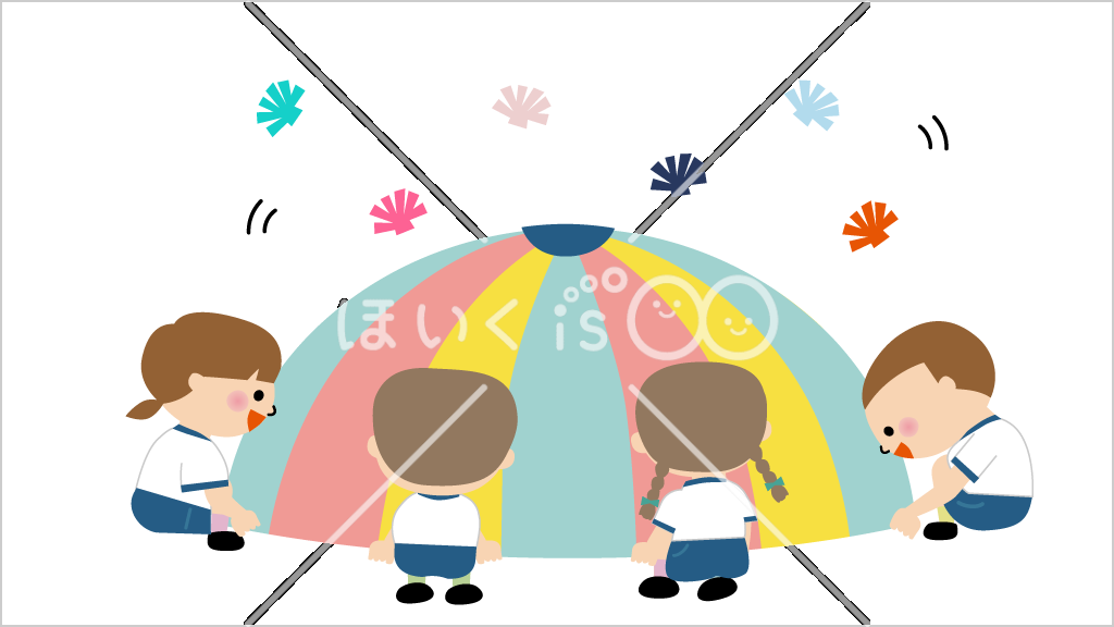 花火／クラッカー｜パラバルーン技②【イラスト】