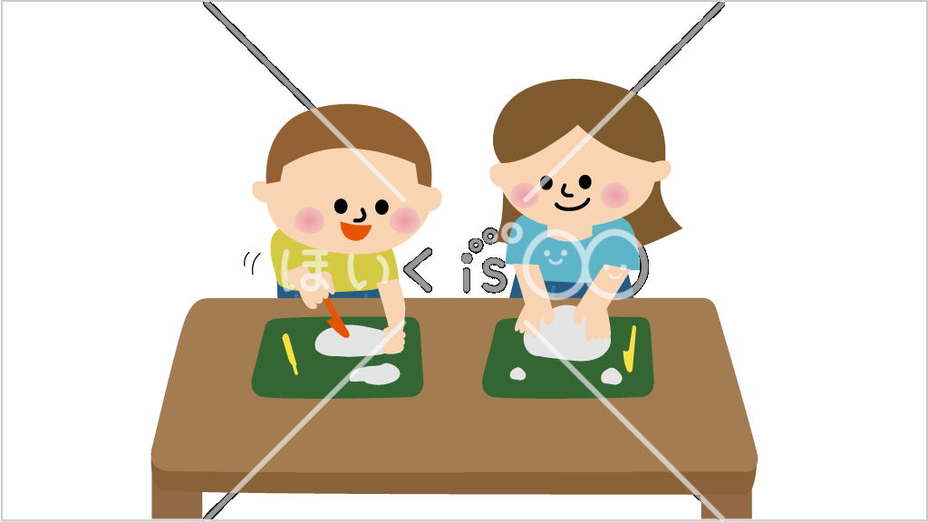 粘土遊び【イラスト】