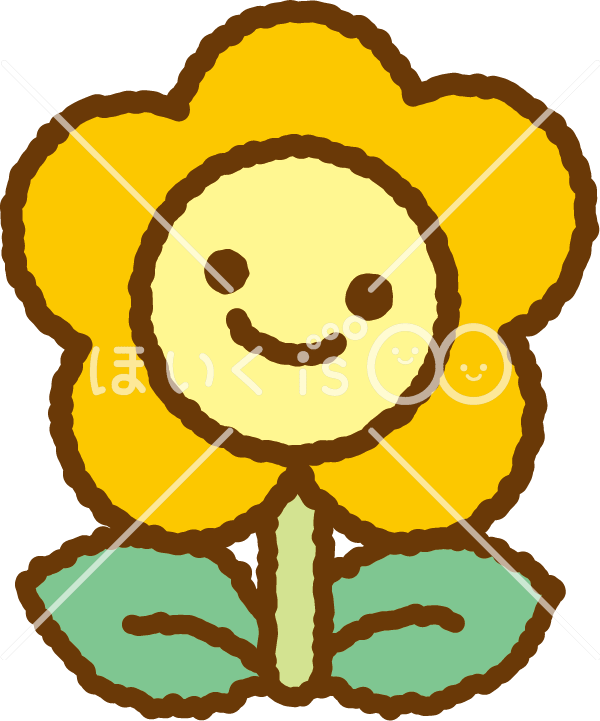 黄色いお花【イラスト】