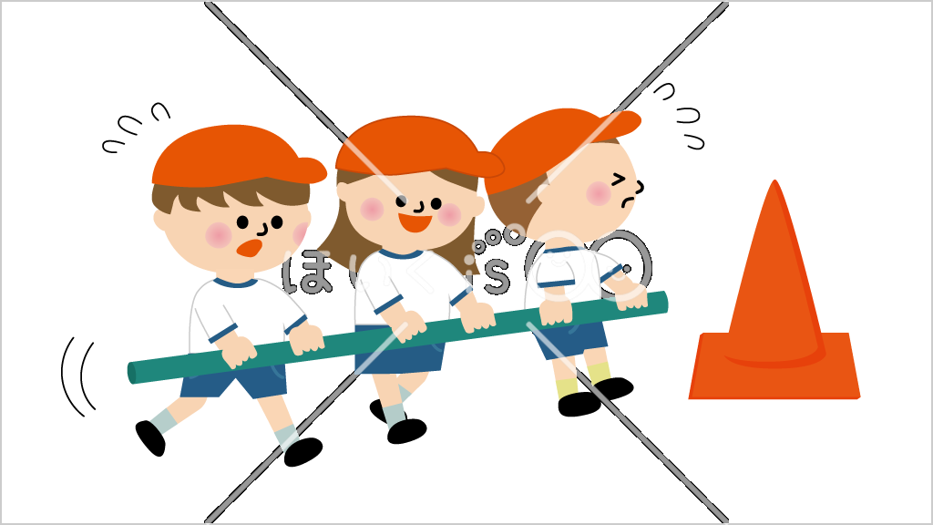 台風の目｜運動会競技②【イラスト】