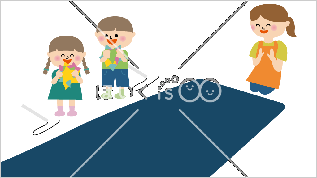 天の川のお星さま釣り③【イラスト】