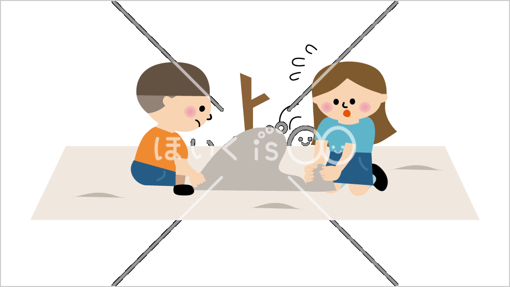 山崩しゲーム（棒倒し）②【イラスト】