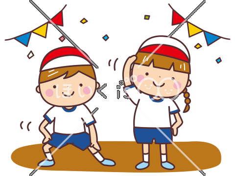 運動会｜10月のおたよりイラスト【PNG】