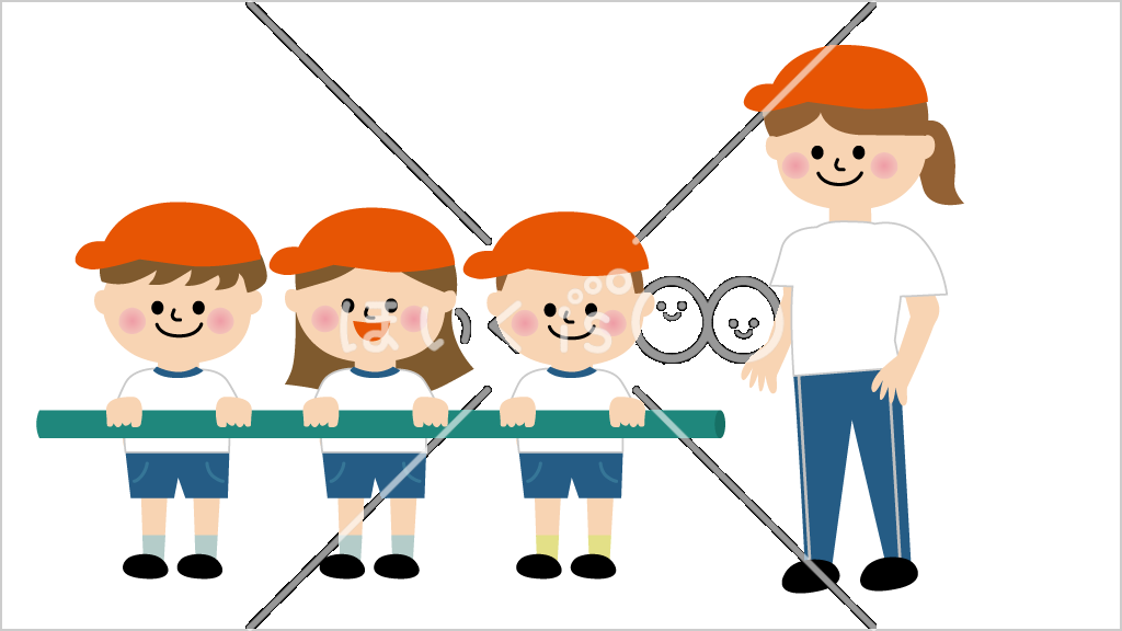 台風の目｜運動会競技①【イラスト】