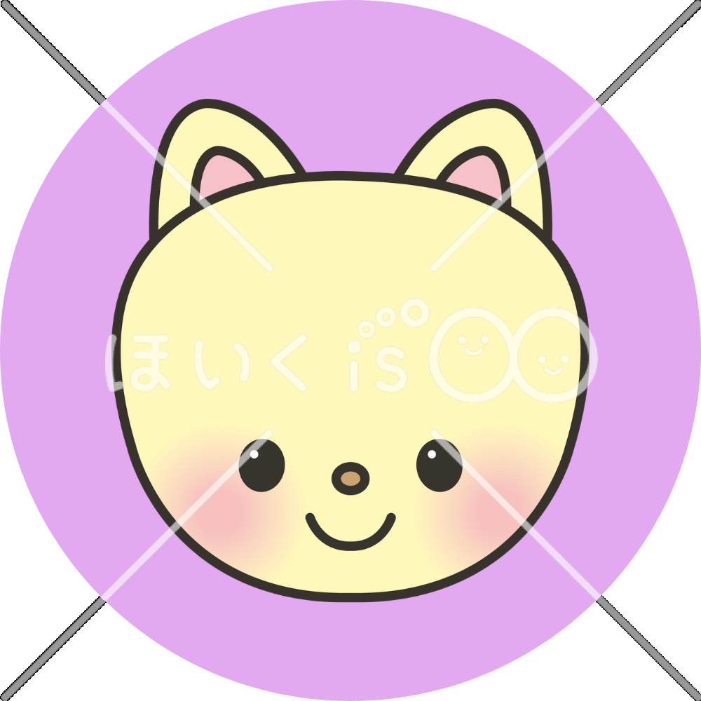 キツネのイラスト｜動物のアイコン【PNG】