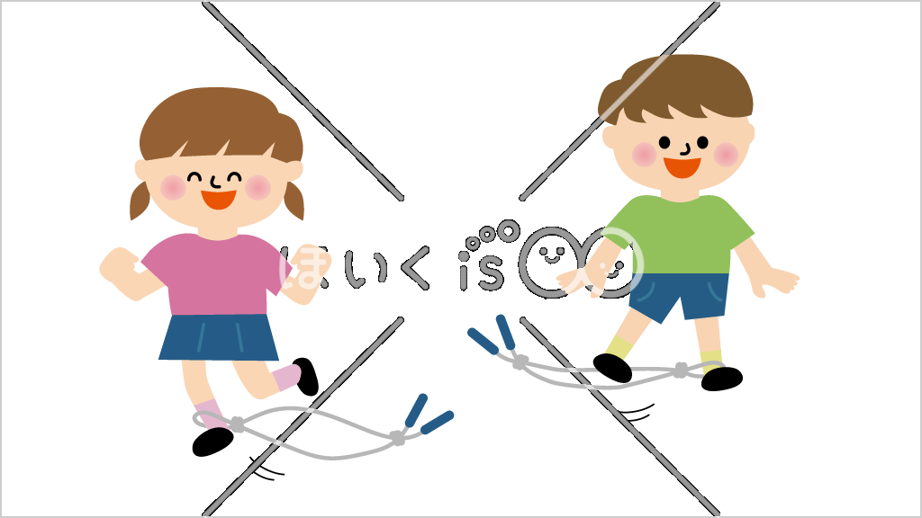 足掛け回し／たまごめん③【イラスト】