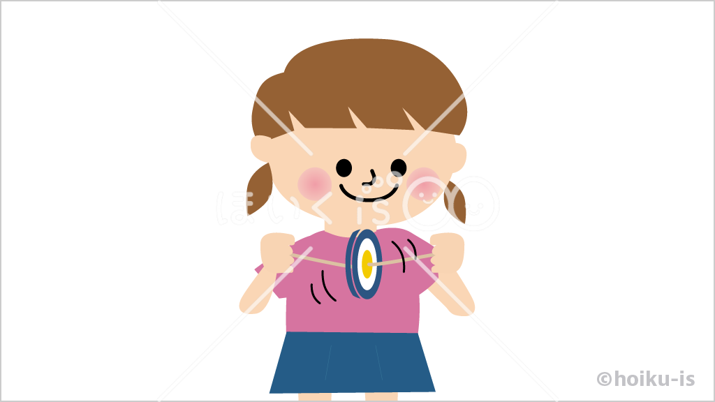 コマ回し・コマ遊び④【イラスト】