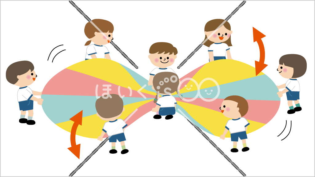 ちょうちょ｜パラバルーン技③【イラスト】