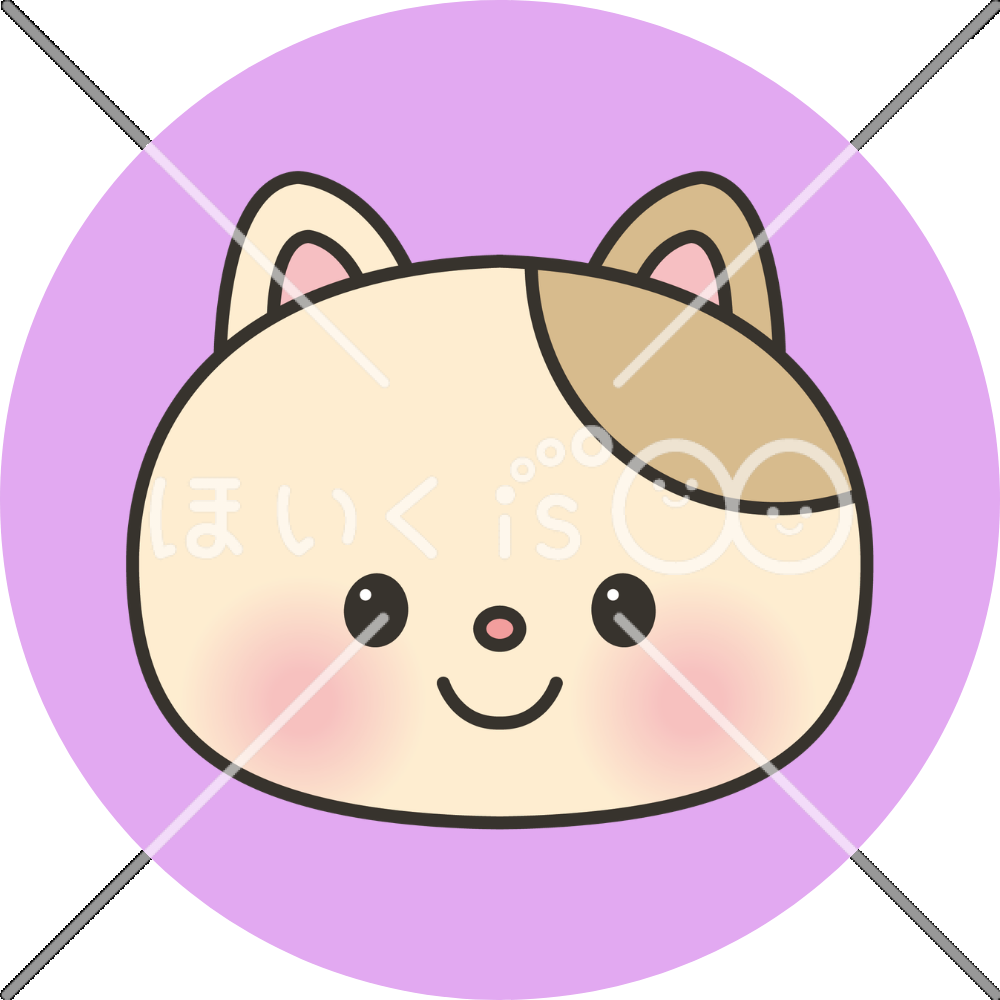 ネコのイラスト｜動物のアイコン【PNG】