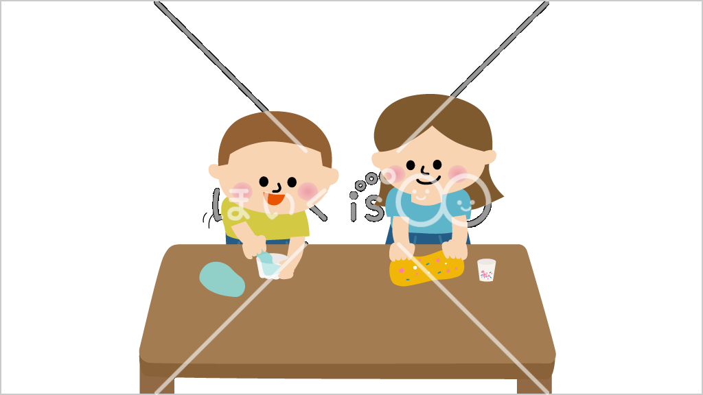 スライム遊び②【イラスト】