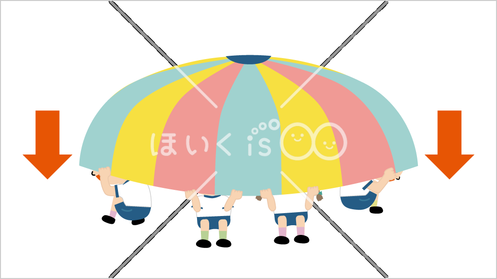 きのこ｜パラバルーン技②【イラスト】