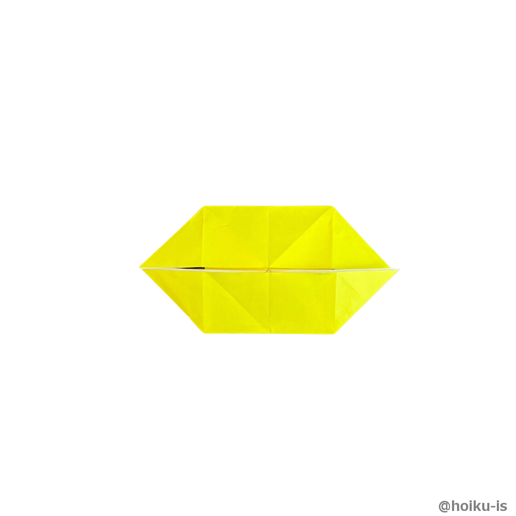 上も同様に折る