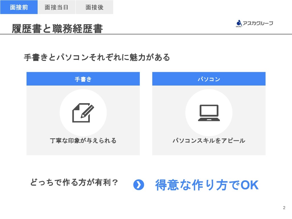 履歴書と職務経歴書