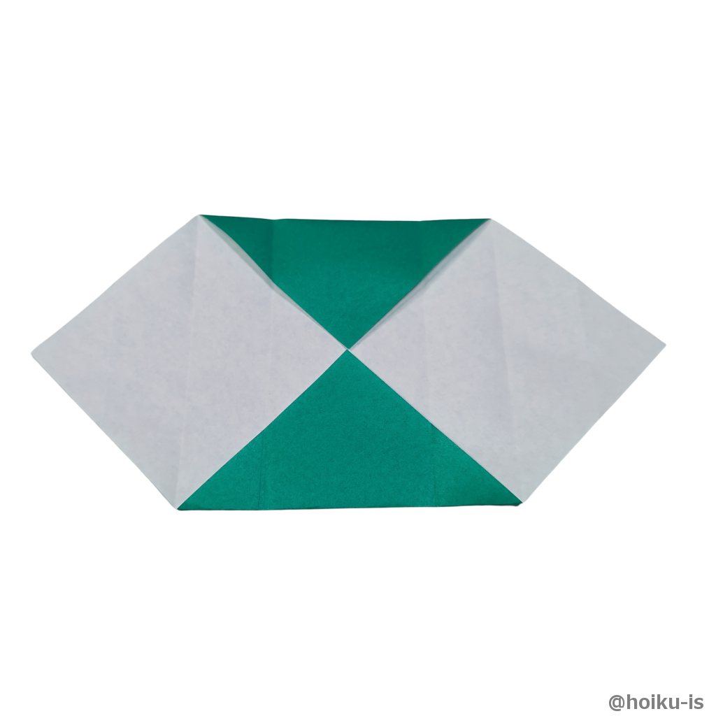 左右の辺を広げる