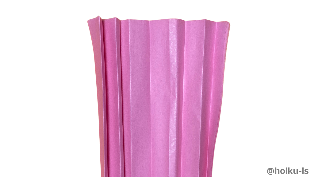 お花紙を使った花の作り方