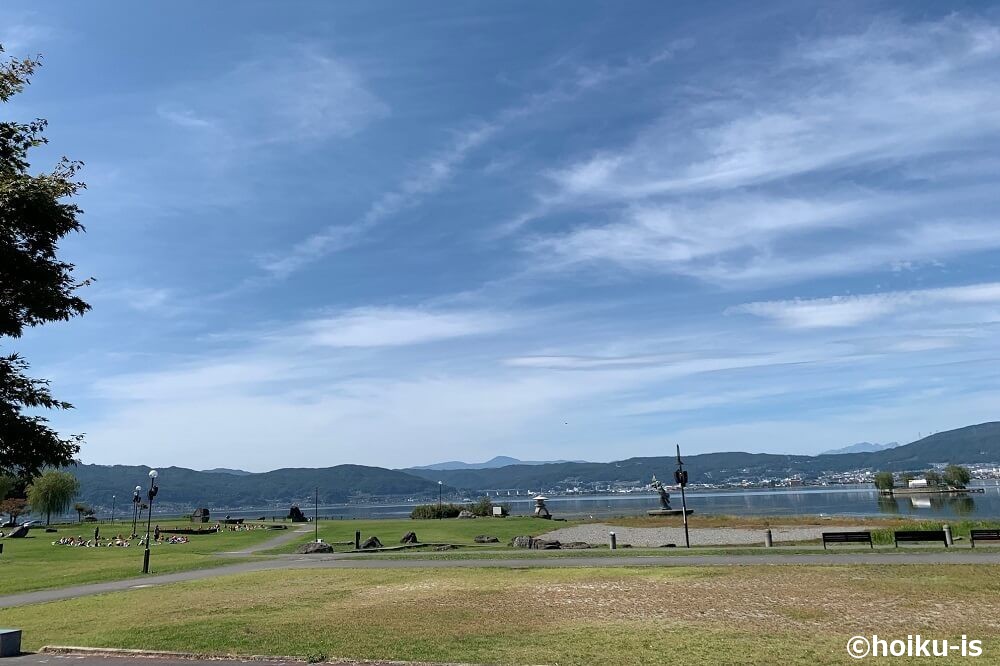 海と山の景色
