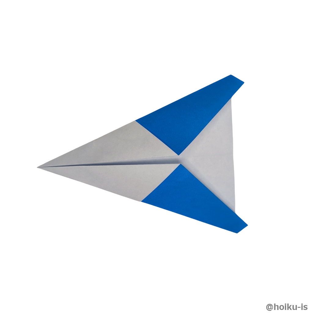 もう一度折ります