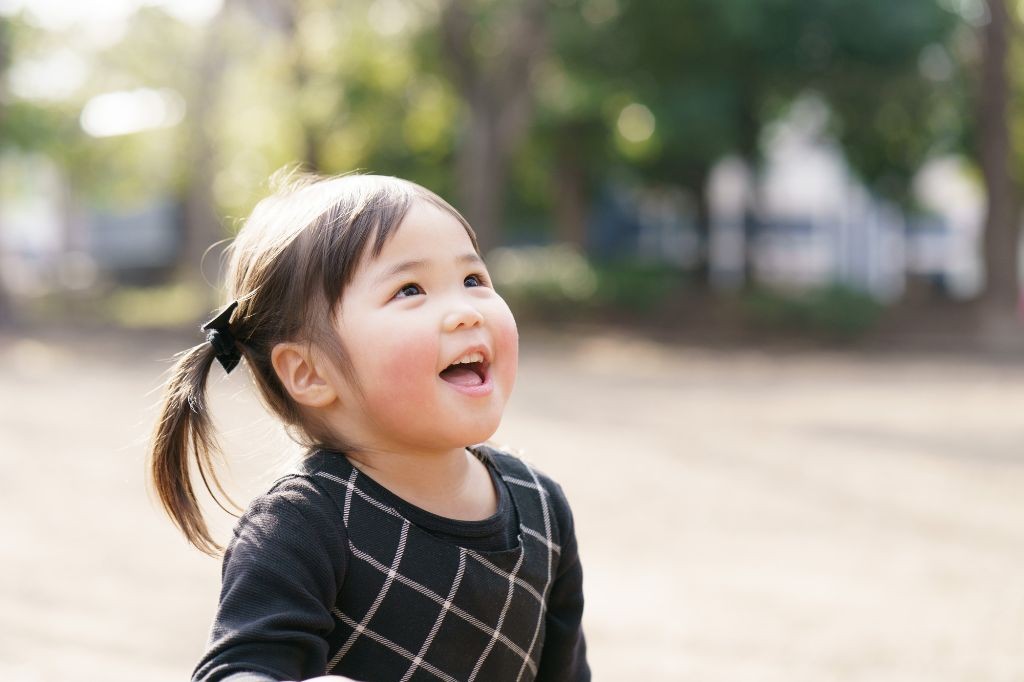 公園にいる子ども