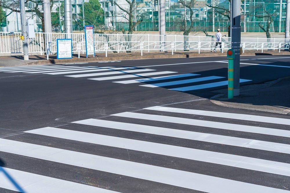 交差点の横断歩道