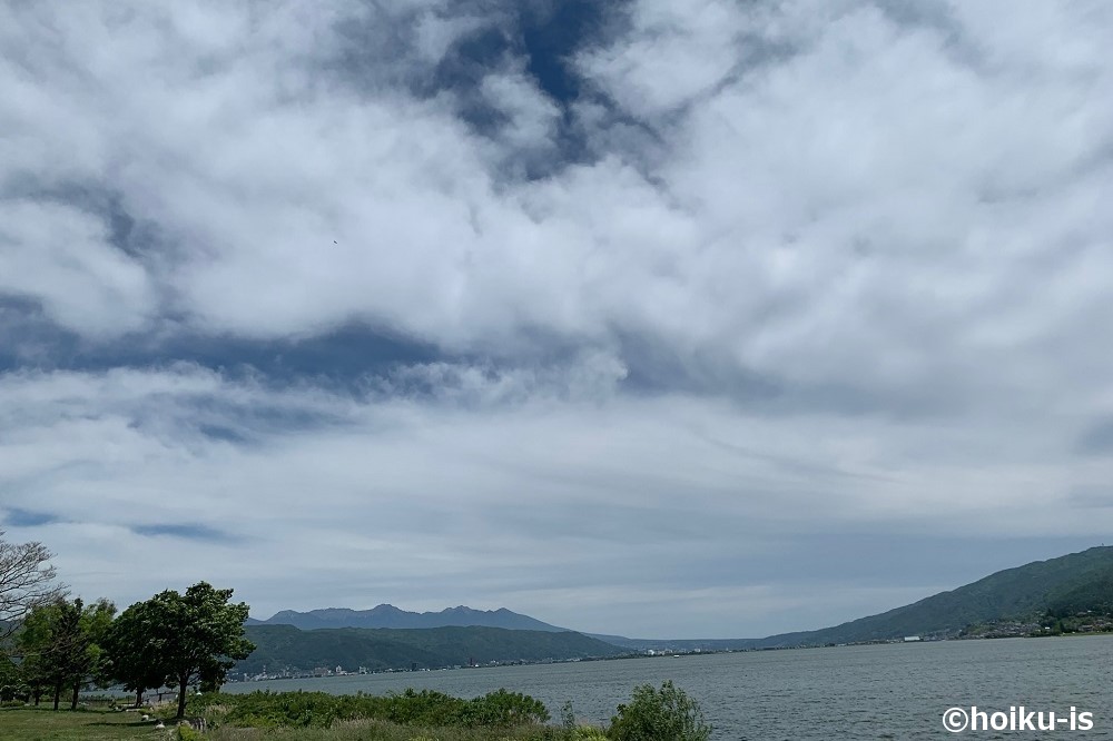 湖の景色