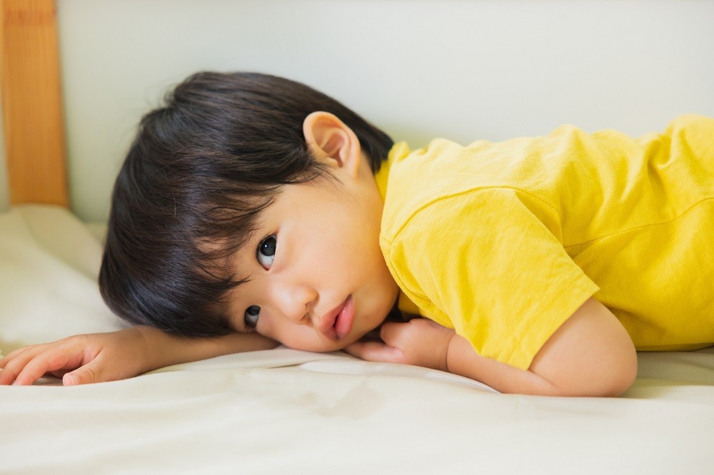 体調が悪そうな男の子