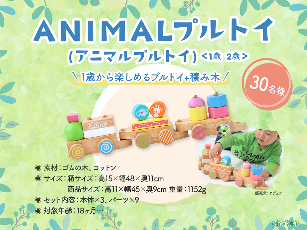 【5月のメンバー限定プレゼント】木のおもちゃ