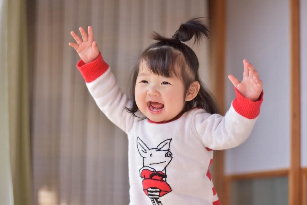 笑顔の女の子