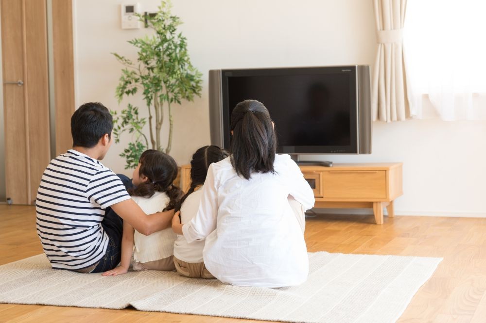 指示はテレビを見た後で