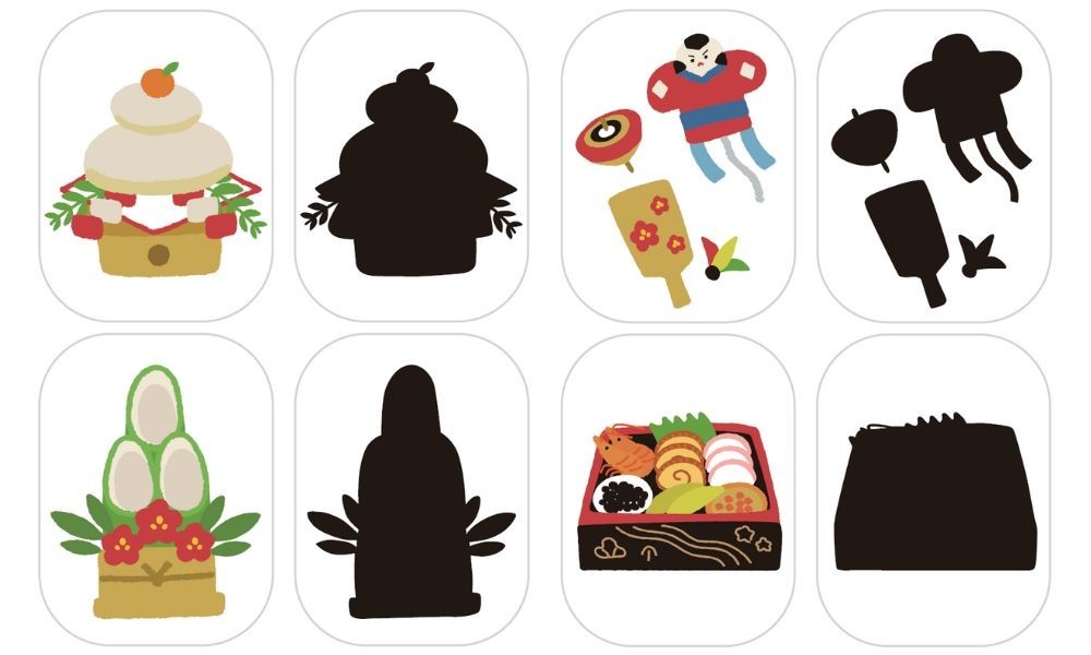 お正月ペープサート