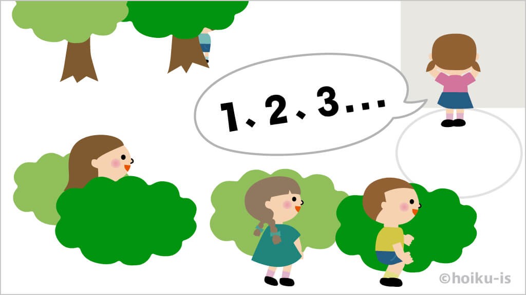 子どもたちが隠れているところ