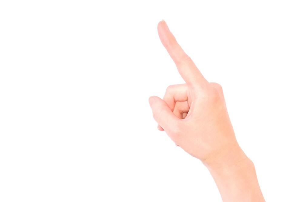 指さし確認をしているところ