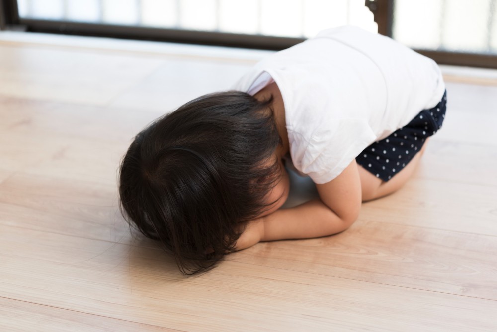 いやなことをしたくない保育園児