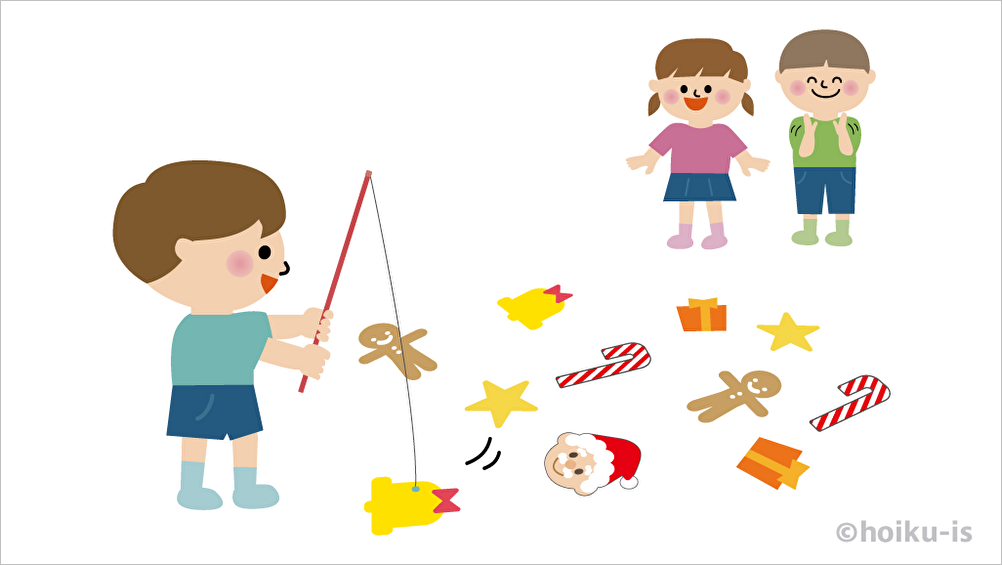 クリスマス釣り遊び