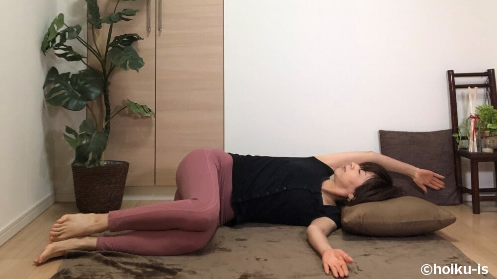 胸周りのストレッチ