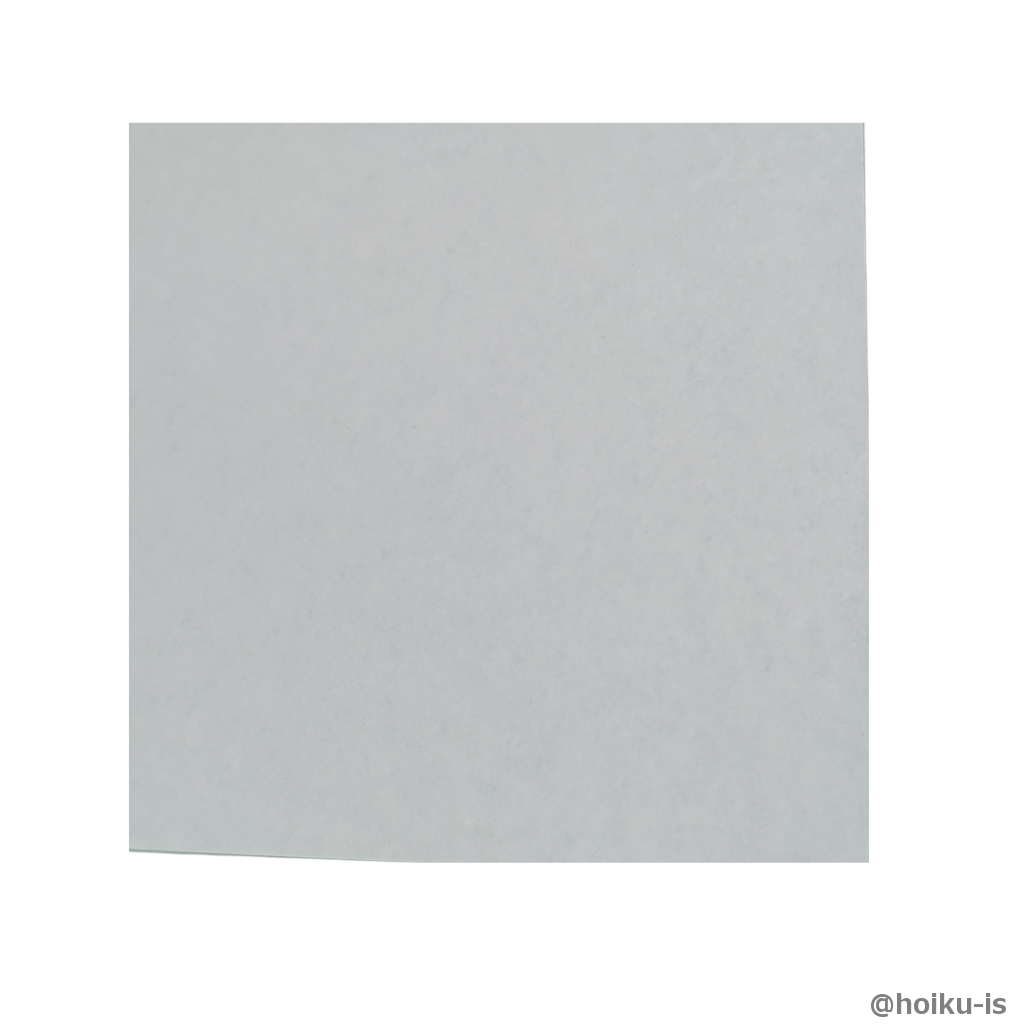 十字に折り筋をつける