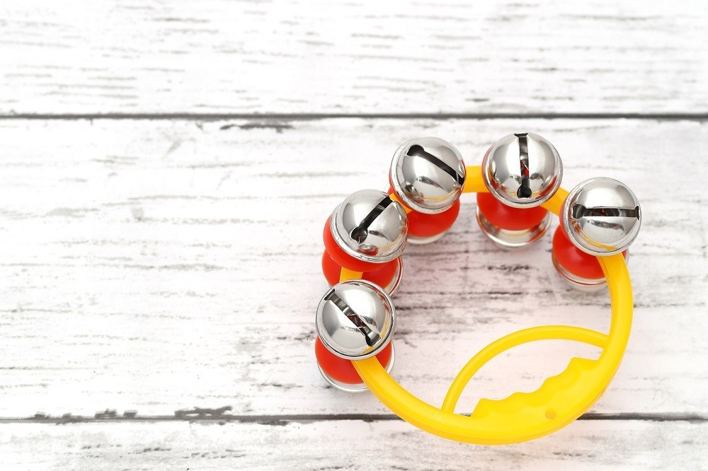 子ども用の楽器の鈴