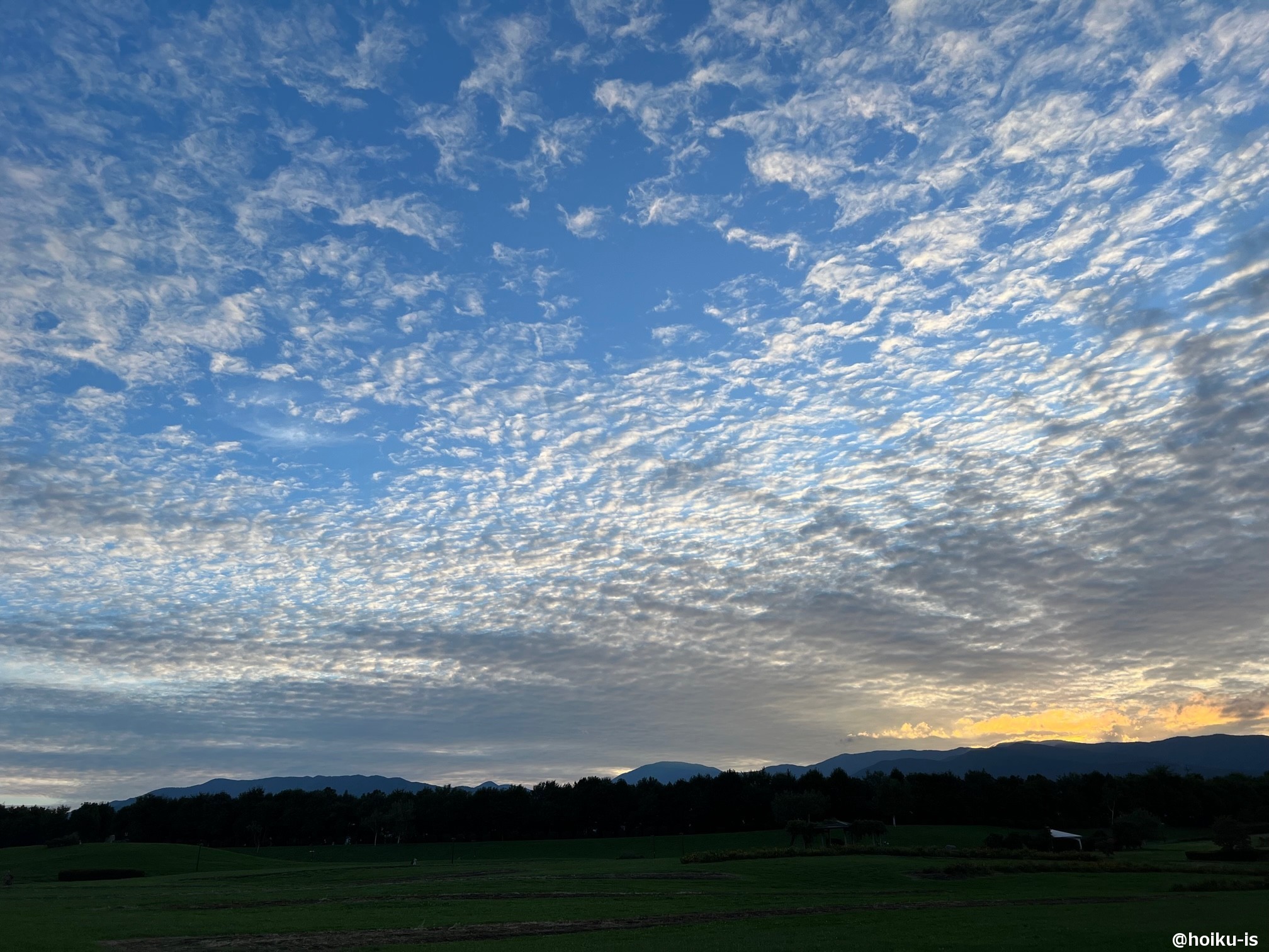 夕暮れの空