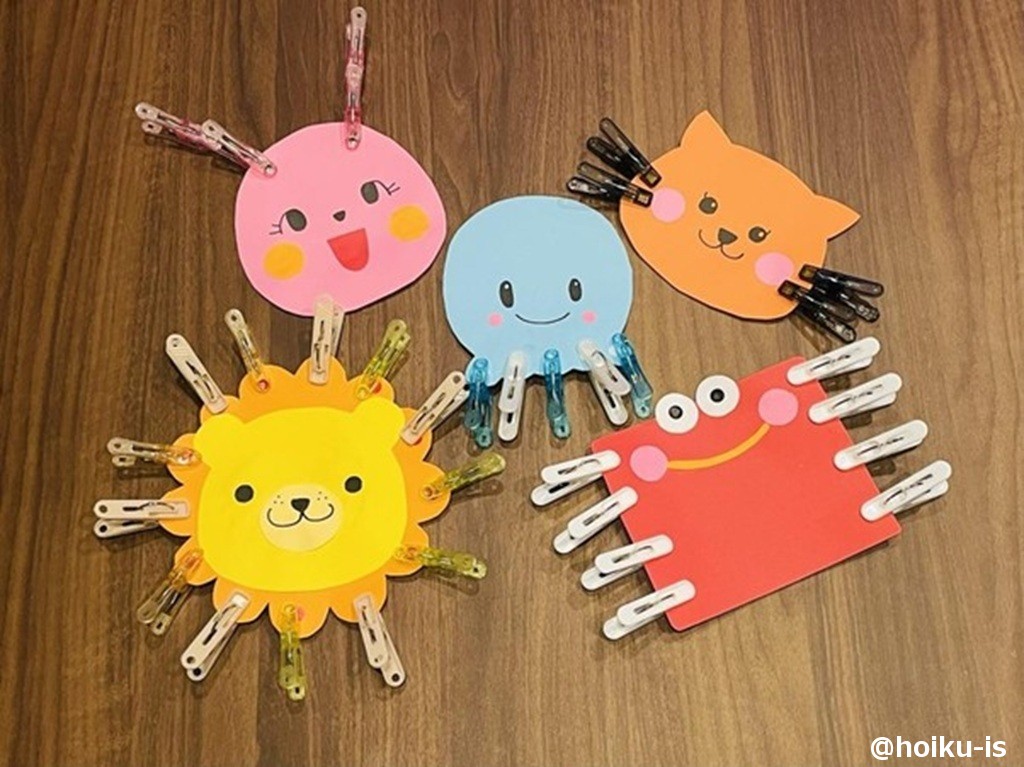 【感覚統合おもちゃ】洗濯バサミ遊び