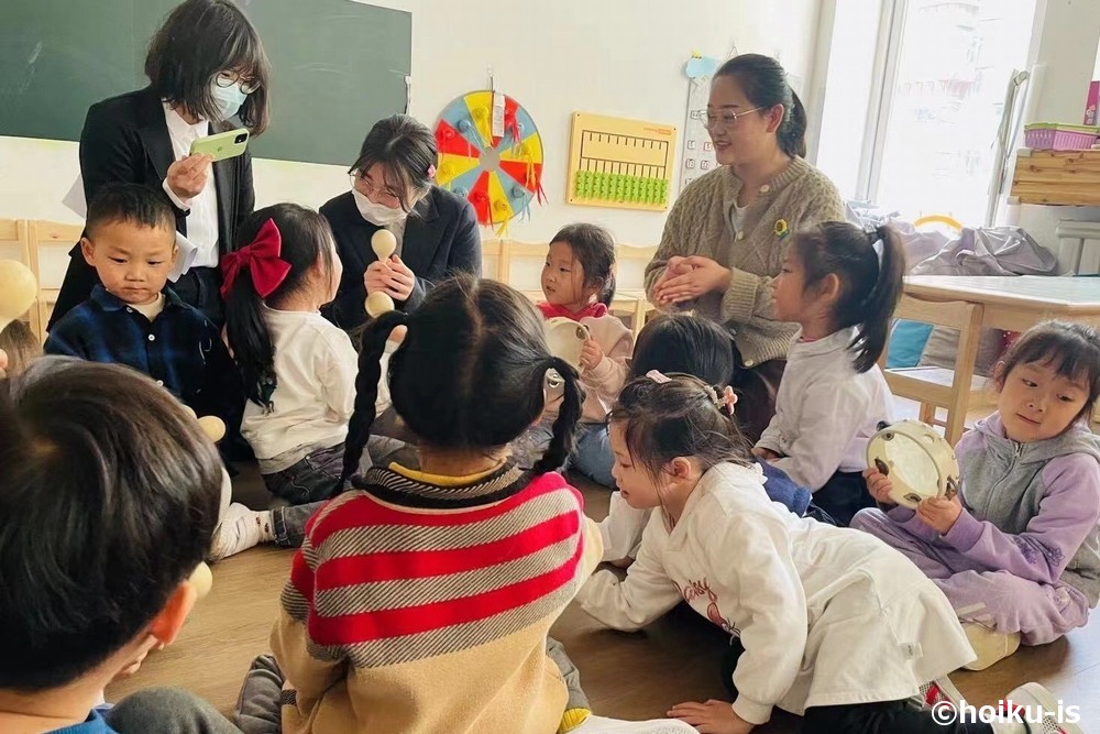 中国の保育園の活動の様子