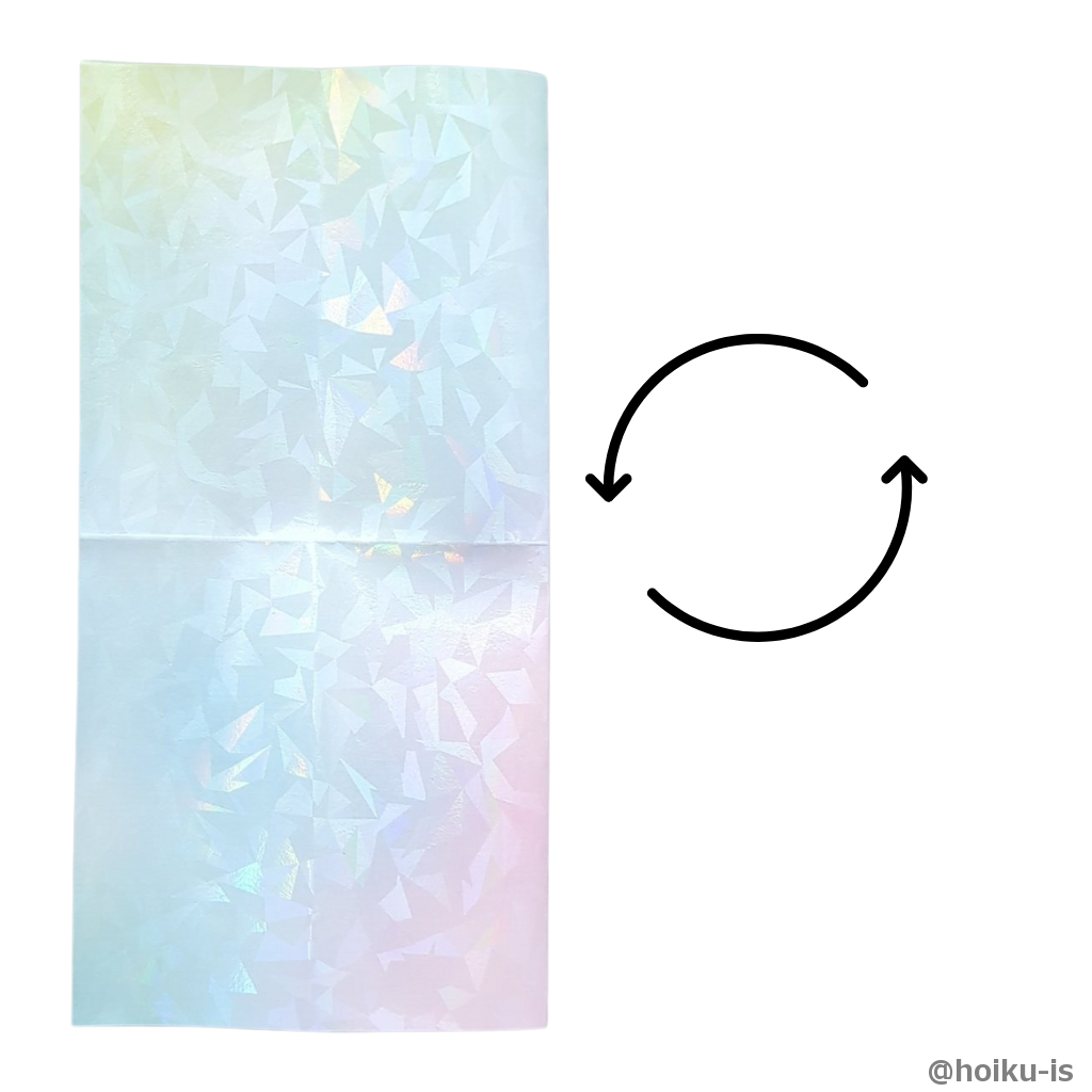 向きを変えます