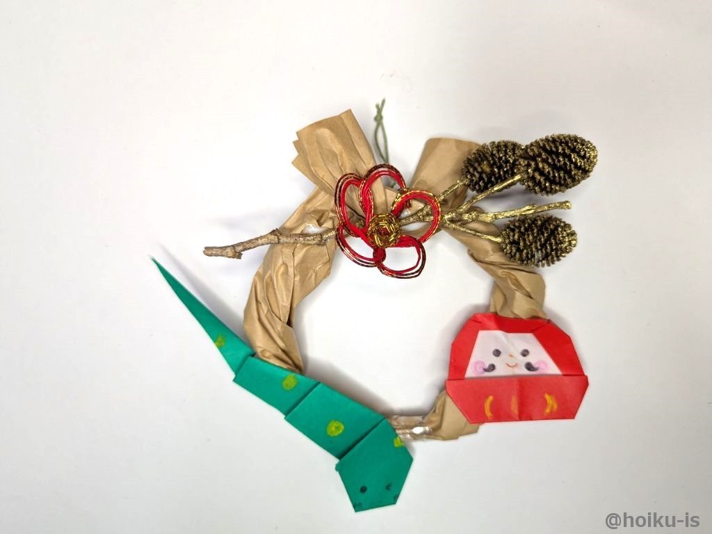 ⑤飾り紐を付けて、出来上がり！